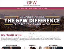 Tablet Screenshot of gpwa.com